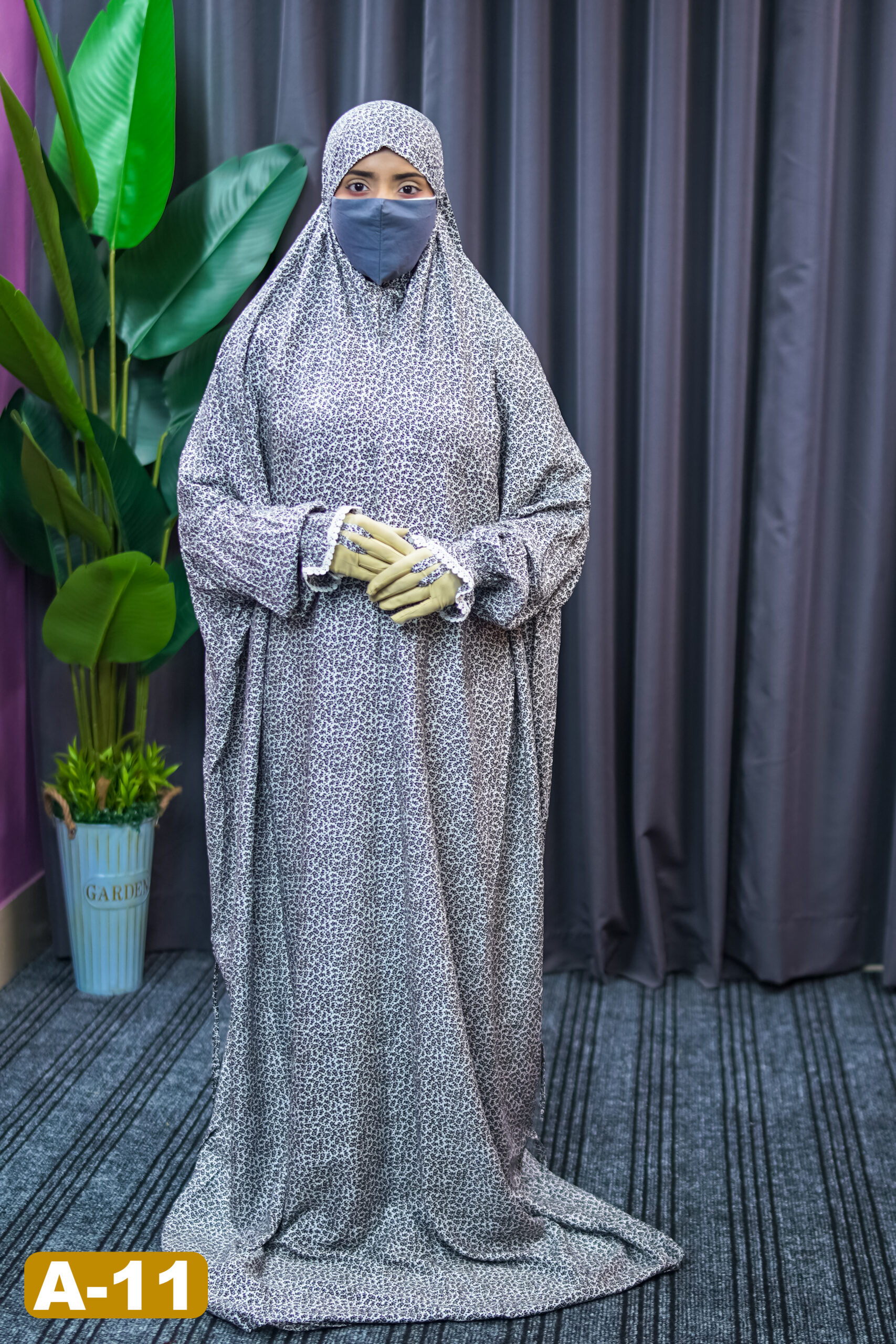 Salat Long Khimar A-11