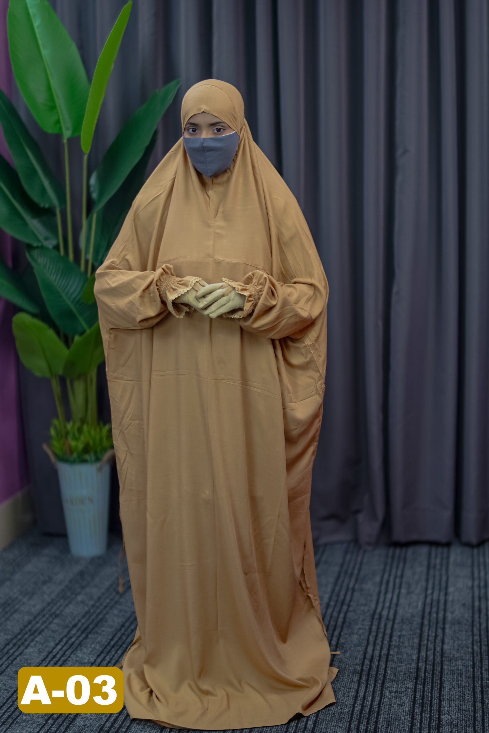 Salat Long Khimar A-03